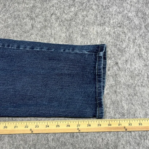 Lee Jeans Mens 38x30 Blue Straight Stretch Denim Medium Wash Pants FITS38x29 - Picture 13 of 15